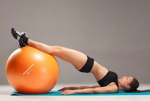 М'яч для фітнесу (фітбол) Power System PS-4012 Ø65 cm PRO Gymball Orange (PS-4012_65cm_Orange) - фото 9