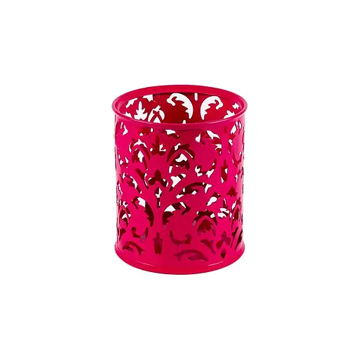 Стакан для ручек металлический Узоры, 8x10 см - фото 3