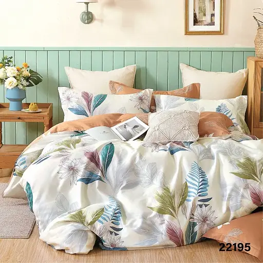 Комплект постільної білизни Viluta полуторний ранфорс 22195 100% бавовна - фото 1