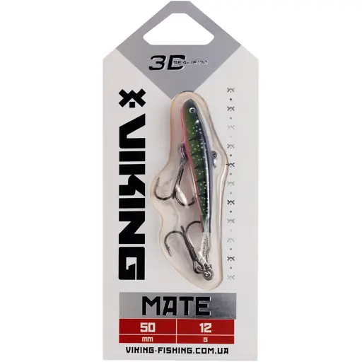 Балансир Viking Fishing Mate Ice Jig 50mm 12g #22 Kingfisher Pink - фото 2