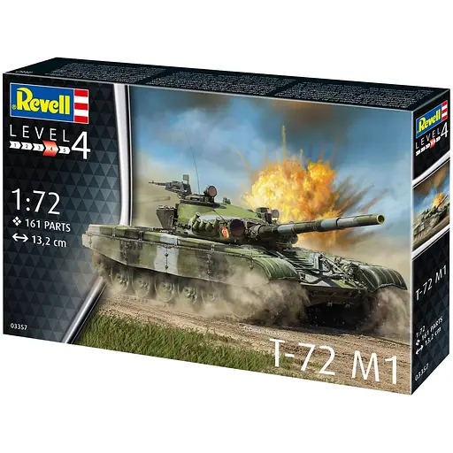 Збірна модель-копія Revell Танк Т-72 М1 рівень 4 масштаб 1:72 (RVL-03357) - фото 5