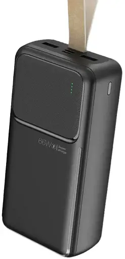 Павербанк портативная батарея BIYA XS31 портативное зарядное устройство для телефона 30000 mAh 66W Черный - фото 3