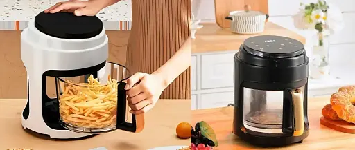 Аэрофритюрница безмасляная сенсорная на 6 л Gold Diamond TK9905 3200 Вт - фото 2