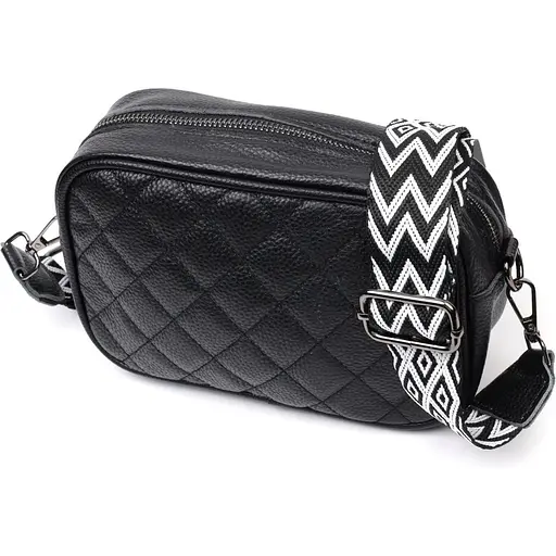 Классическая кожаная сумка Vintage через плечо на одно отделение 21х14х8 см sum0029035 - фото 1