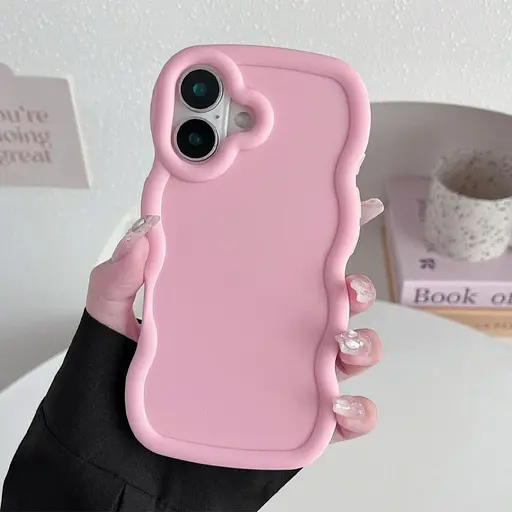 Чехол Epik TPU Ripple для Apple iPhone 16 Plus 6.7 Pink - фото 2