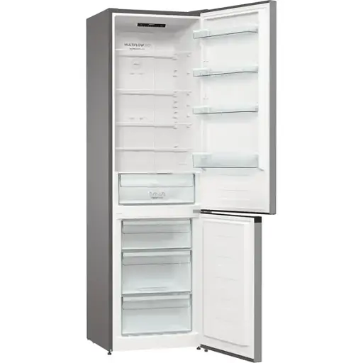 Холодильник Gorenje з нижн. мороз. камерою 200х60х60 см 2 двері 235(96)л А++ NoFrost+ сірий - фото 8