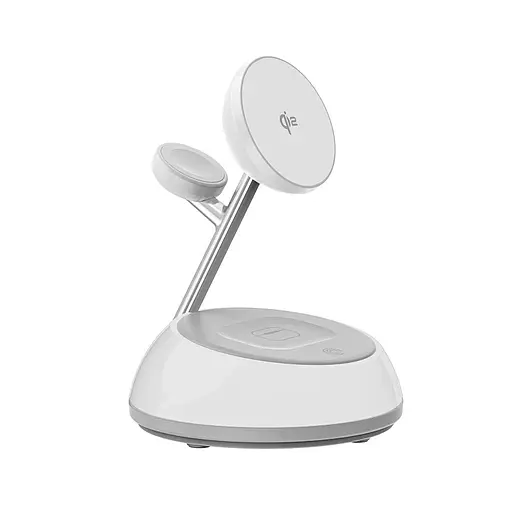 БЗП WIWU Wi-W036 Aurora 3 in 1 wireless charger White - фото 5