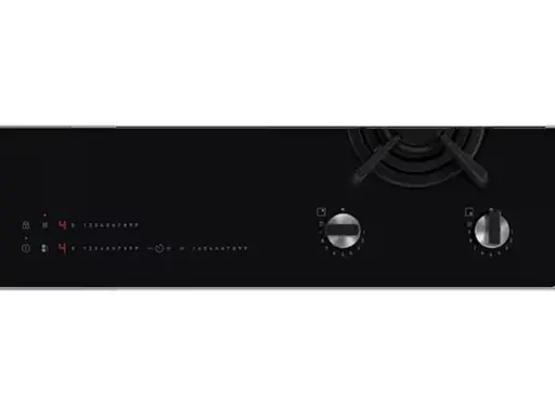 Варильна поверхня комбінована Electrolux 90 см розширена зона чугун чорний - фото 8
