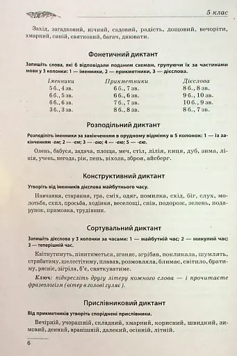 Збірник диктантів. Українська мова. 5-9 класи - фото 7