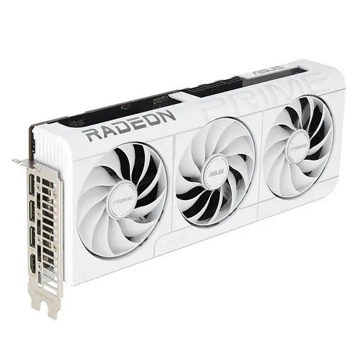 Видеокарта ASUS AMD Radeon RX 9070 XT 16GB Prime OC WHITE (PRIME-RX9070XT-O16G-WHITE) (GDDR6, 256 bit, PCI-E v5.0 x16) - фото 3