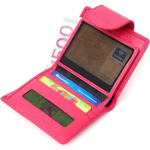 Кожаный женский кошелек Tony Bellucci 11.5х9.5х2 см acs0027006 - фото 4