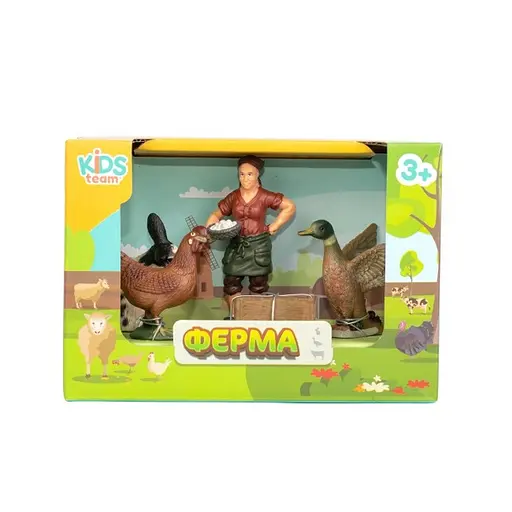 Детский игрушечный набор "Ферма" Q9899-T7_3 утка, курица, кролик