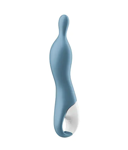 Вібратор Satisfyer A-Mazing 1 21.7 см блакитний - фото 3