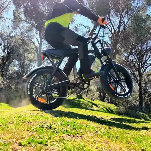 Всесезонный электровелосипед OUXI V8, 1000 Вт, макс. скорость 50 км/ч, запас хода 90 км, черный - фото 10