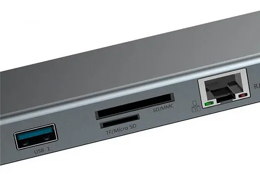 Хаб адаптер Baseus 10-в-1 Type-C CATSX-F0G - фото 5