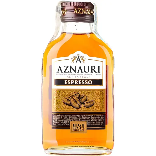 Коньяк Aznauri Espresso 30% 0.1 л