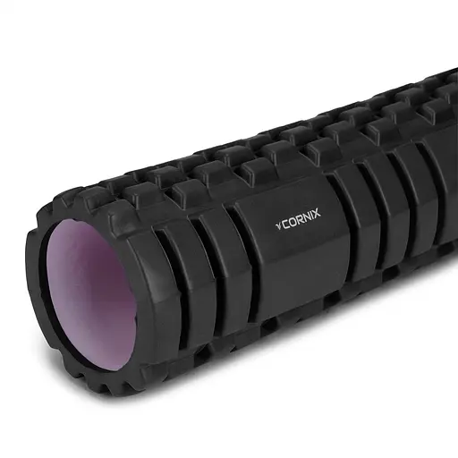 Масажний ролик Cornix EVA 45 x 14 см (валик, ролер) XR-0038 Black - фото 2