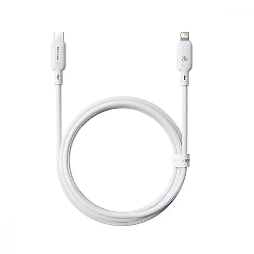 Кабель Baseus Silky Series Fast Charging Cable Type-C to iP 20W 2 м Білий - фото 3