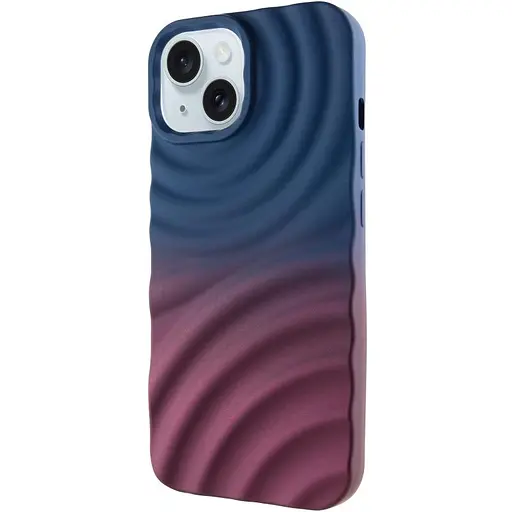 Чохол Epik TPU ColorWave для Apple iPhone 15, 6.1 Navy Blue/Plum