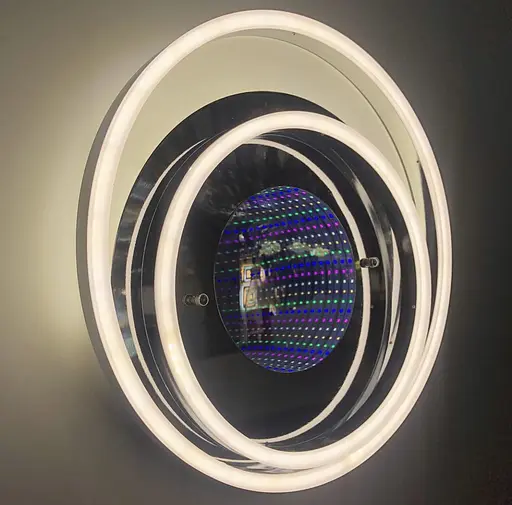 Світлодіодна люстра з 3D ефектом Line.F A 55011/2S+LED 3D CR - фото 6