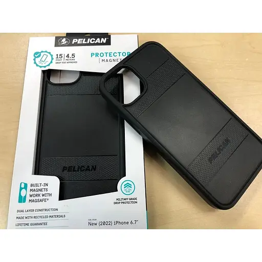 Противоударный чехол Pelican Protector MagSafe для iPhone 15 Plus (6.7") Black аналог OtterBox Symmetry - фото 9