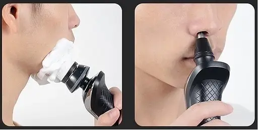 Стайлер бритва Lkelec 1280S (5 насадок) - фото 7