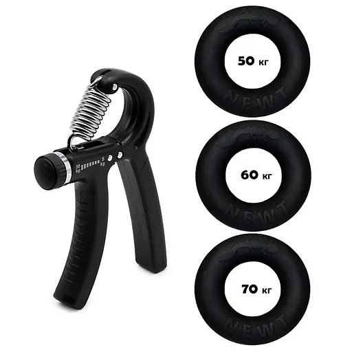 Набор кистевых эспандеров кольцо+эспандер ножницы Power Grip Set3 NE-1589-60