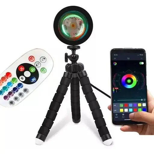 Светильник проектор Tripod 16 colors с пультом