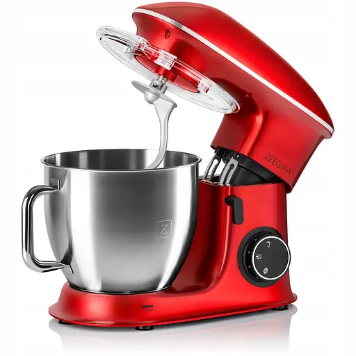 Тестомес миксер планетарный Zeegma PLANEET CHEF RED 2200 Вт - фото 4