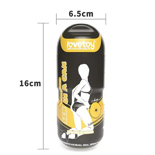 Мастурбатор Lovetoy Sex In A Can Anus Stamina Tunnel с вибрацией телесный - фото 2