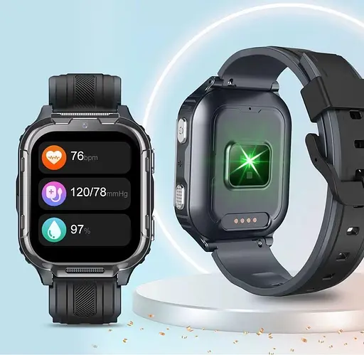 Детские смарт-часы Lemfo D55, 4G GPS Wi-Fi SIM черный - фото 7