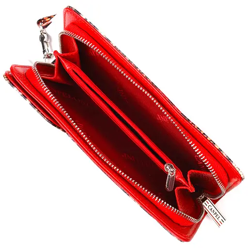 Кожаный женский кошелек Canpellini 20х10.5х3 см acs0025093 - фото 4