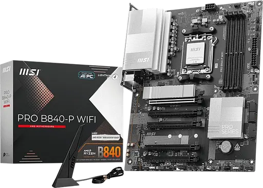 Материнская плата MSI B840 Pro Wi-Fi Socket AM5 (PRO B840 WIFI) Б/У - фото 1