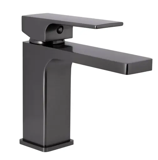 Змішувач для умивальника Qtap Gemini (з гігієнічним душем) Gunmetal Black PVD QTGEM272GMB45692 - фото 2