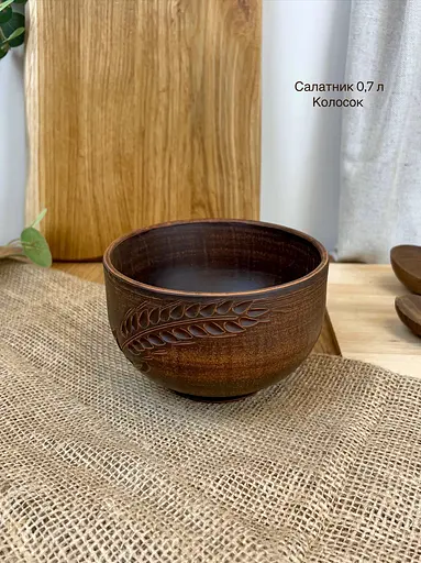 Столовый сервиз керамической (глиняной) посуды на 4 человек Колосок - фото 7