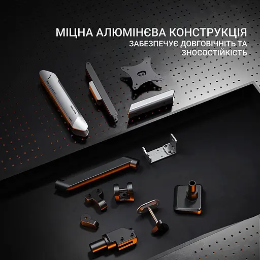 Настільне кріплення для монітора Anda Seat Stealth Pro II 17"-42" White/Grey (AD-W-A9-1S-FW) [139340] - фото 15