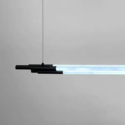 Чорний трубчастий LED світильник у корпусі 110 см | Line F | Арт. MJ351-1100L BK - фото 3