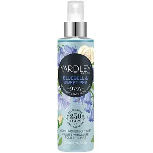 Парфюмированный мист для тела Yardley London Bluebell & Sweet Pea 200 мл - фото 1