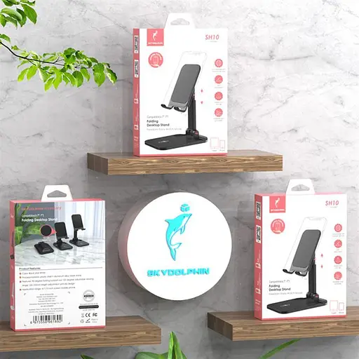 Тримач для планшета та смартфона SkyDolphin SH10 Folding Desktop Stand - фото 4