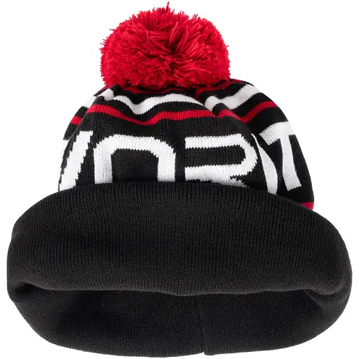 Шапка Favorite Pompon Hat 56 Black White Logo - фото 5