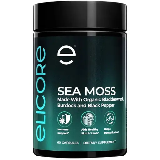 Морской мох Elicore Labs Sea Moss, 60 капсул для поддержания иммунитета - фото 1