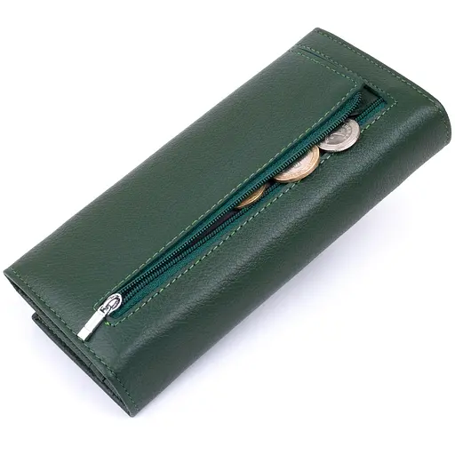 Кошелек на магнитах с клапаном женский ST Leather 18.5х9х2 см acs0029679 - фото 6