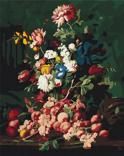 Картина за номерами на підрамнику Brushme Літній натюрморт