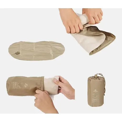 Туристична надувна подушка Naturehike CNH22ZT009 (Біжова) - фото 10