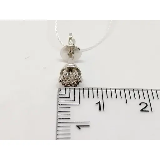 Золоті сережки-пуссети Імперія золота з фіанітами. СП1128БИ - фото 4