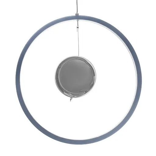 Світильник стельовий Brille підвісний світлодіодний для спальні BR-941S/18W LED GY/CH - фото 5