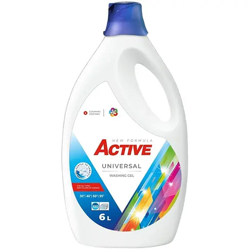 Гель для прання Active Universal з ароматом свіжості 6 л