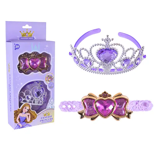 Аксесуари для дівчат 777-C763, батар. корона, аксес у короб. 15*6*8см (6981064400033) Фіолетовий - фото 2