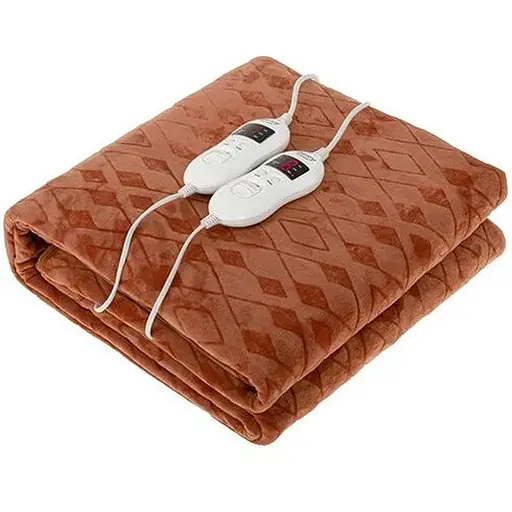 Электрическое очень мягкое одеяло с подогревом и таймером Camry CR 7436
