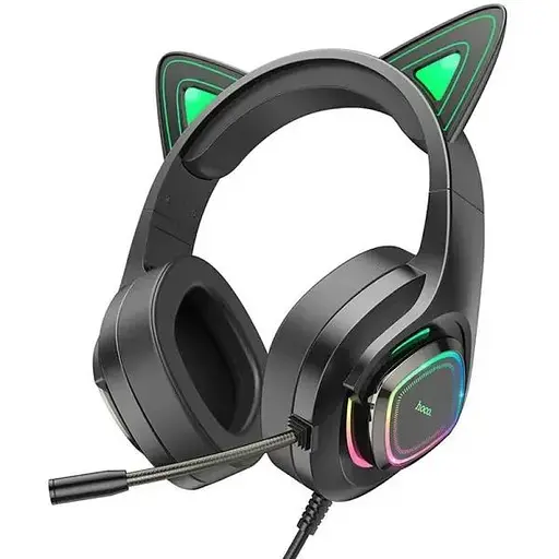 Наушники Hoco HF Stereo W107 Cute Cat Ears Elf (6931474791269)